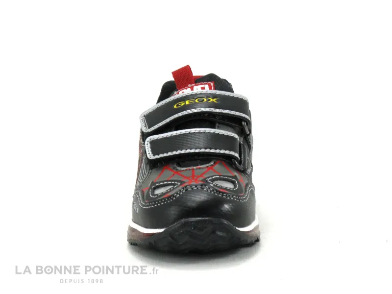 Achat chaussures Geox Bébé Basket, vente Geox Spider Man TODO GARCON - Black leather - Basket noire