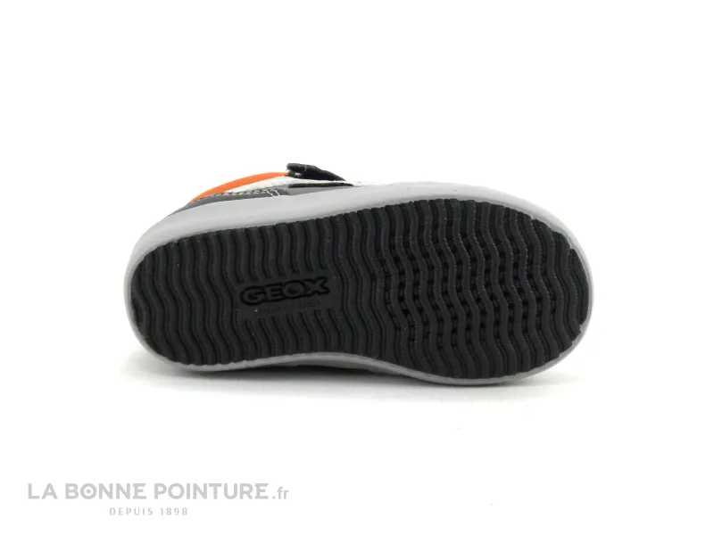 Achat chaussures Geox Bébé Bottillon, vente Geox GISLI - B261NA - Black Orange - Basket montante premiers pas