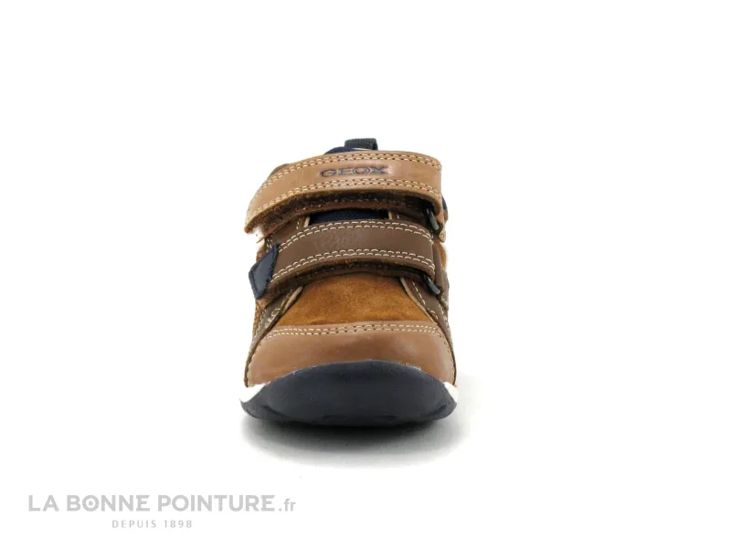 Achat chaussures Geox Bébé Chaussure, vente Geox Each B160BB - Chaussure montante marron bleu marine