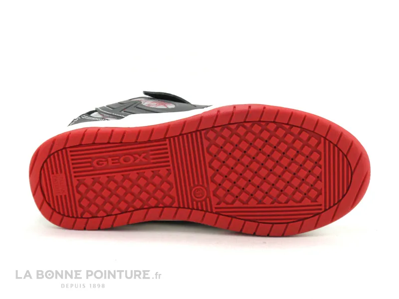 Achat chaussures Geox Enfant Basket, vente Geox Basket Spiderman - J267RC - Perth GARCON - Black - Red