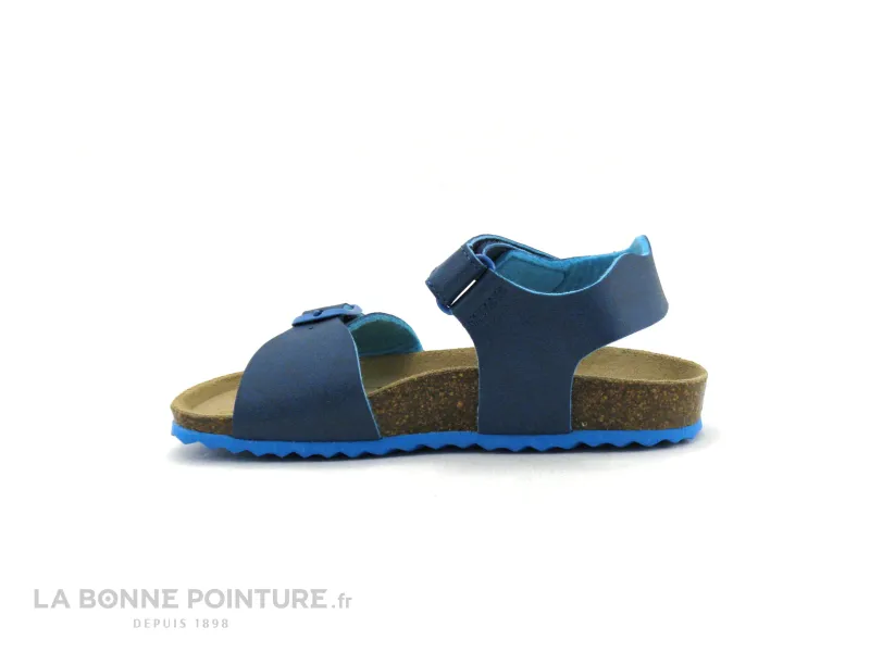 Achat chaussures Geox Enfant Nu-pieds, vente Geox GHITA J028LB Avio Sky - Sandale GARCON marine et turquoise