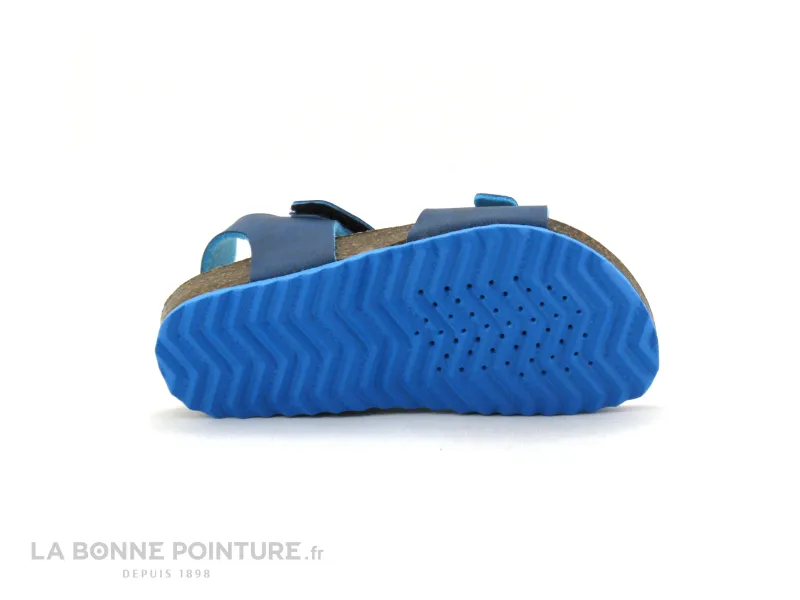 Achat chaussures Geox Enfant Nu-pieds, vente Geox GHITA J028LB Avio Sky - Sandale GARCON marine et turquoise