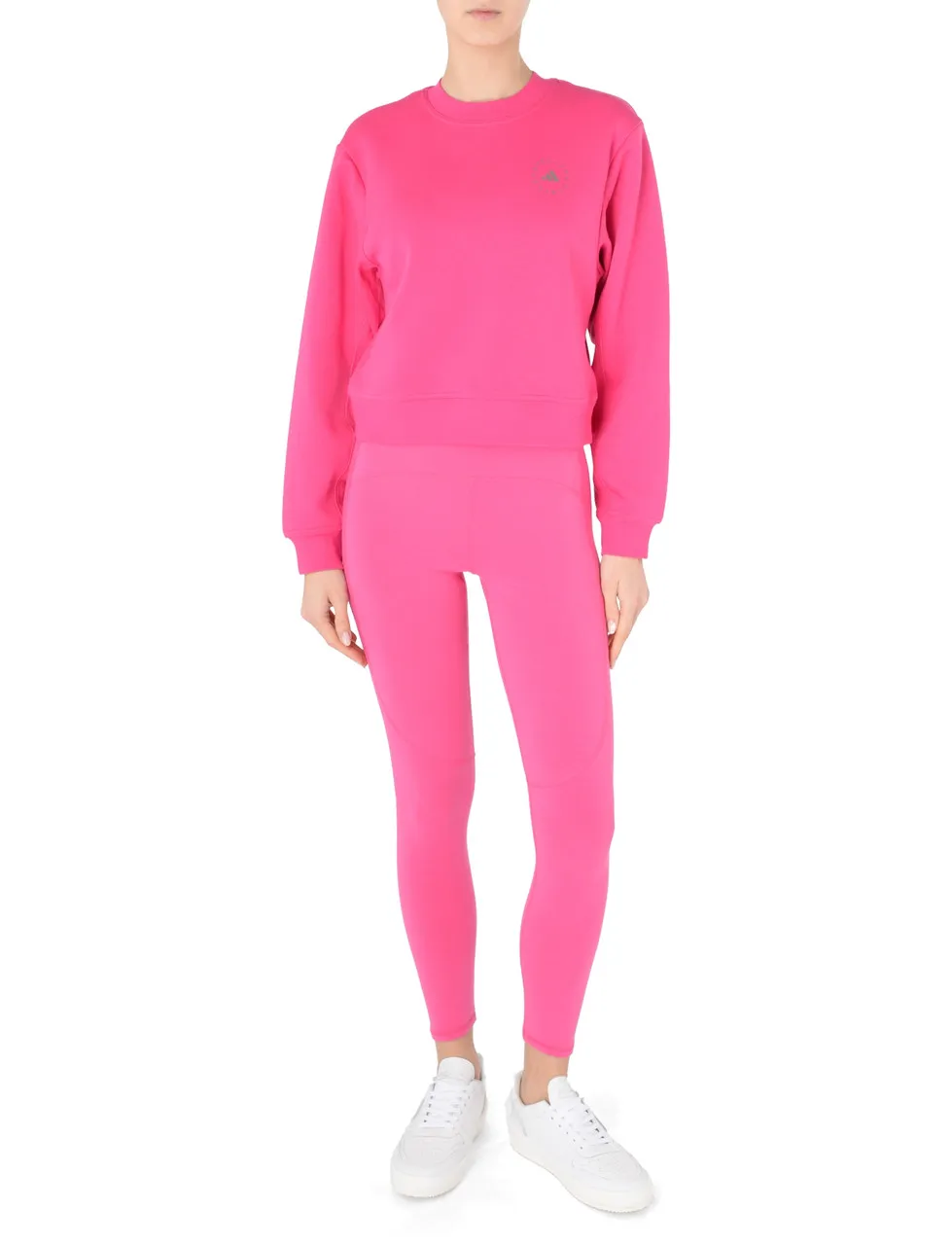 Adidas by Stella McCartney Sweat en coton biologique fuchsia