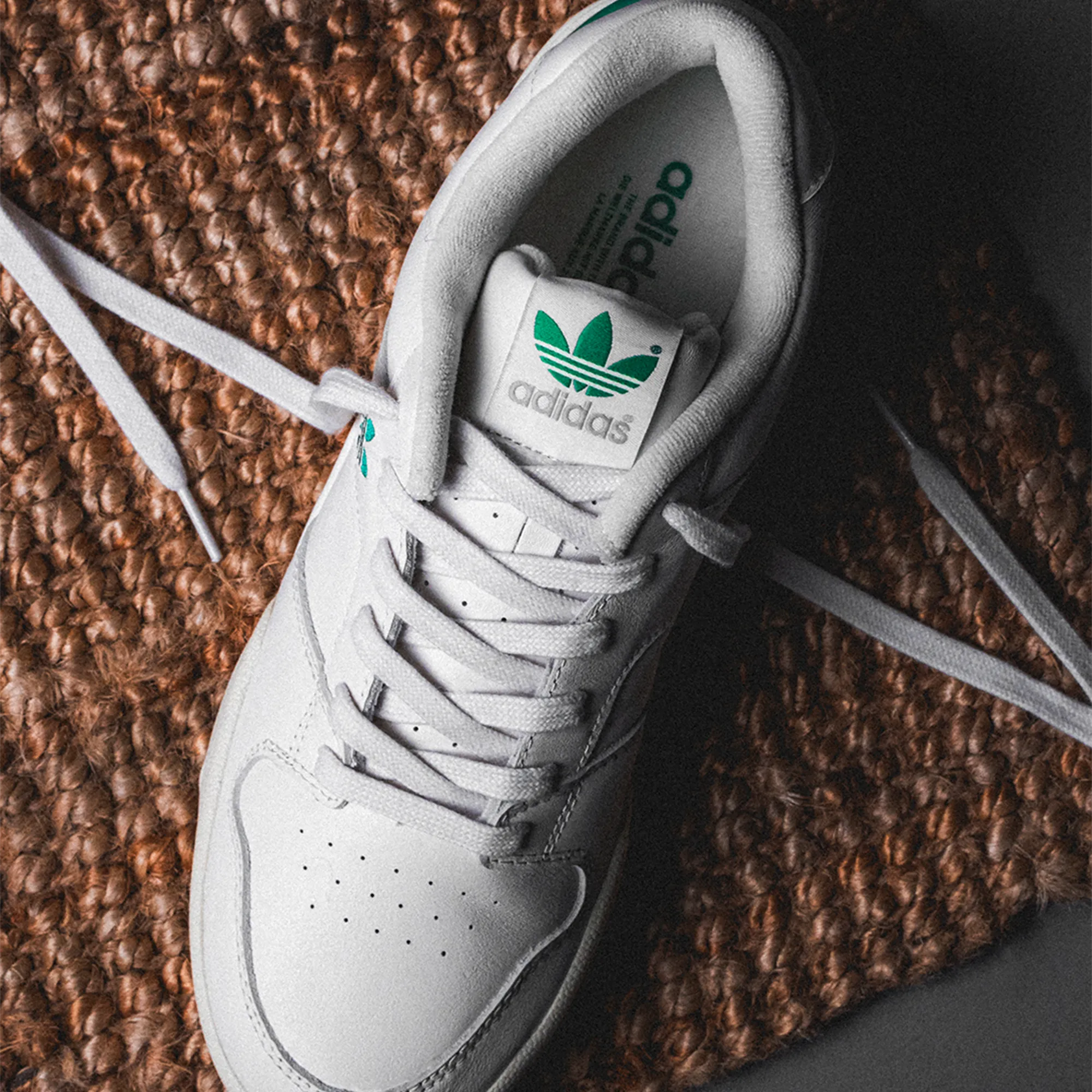 adidas - Continental 87 (core white / court green / cream white)