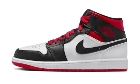 Air Jordan 1 Mid Gym Red Black Toe