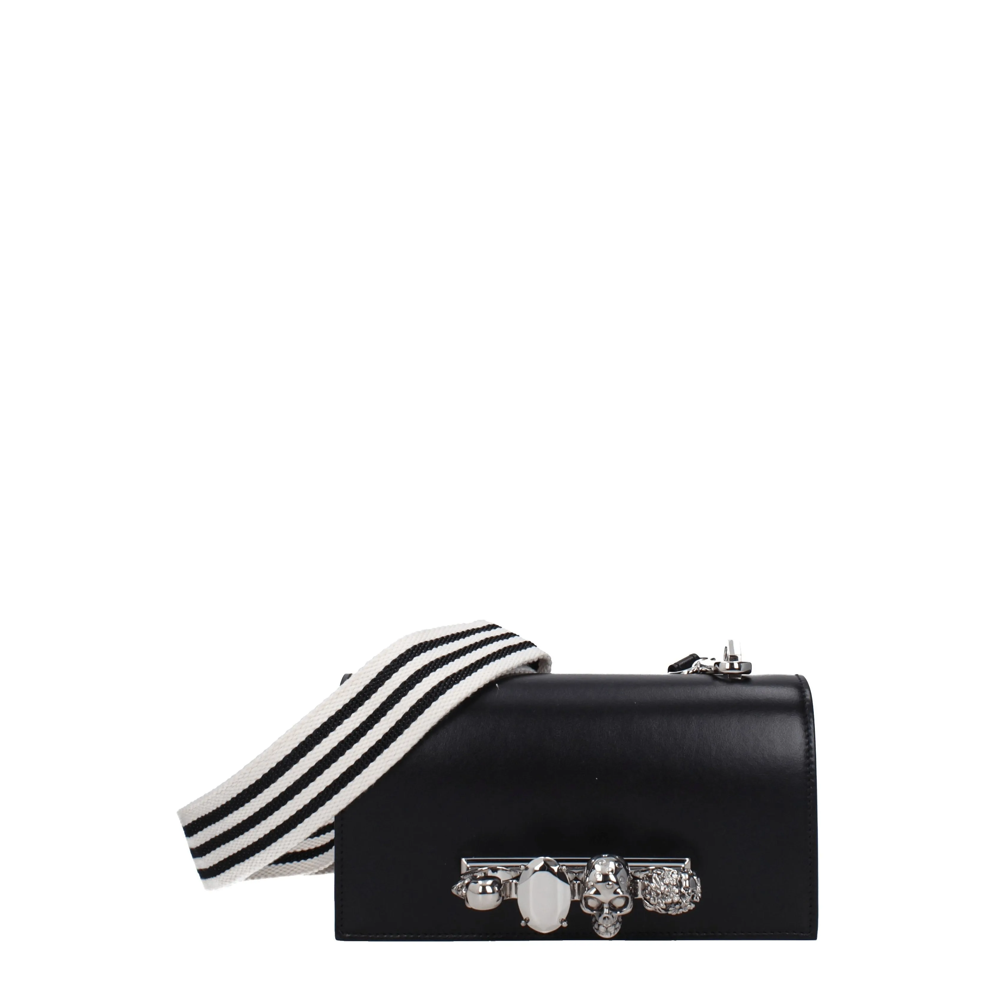 Alexander McQueen Sacs à bandoulières The Knuckle Men Leather Black