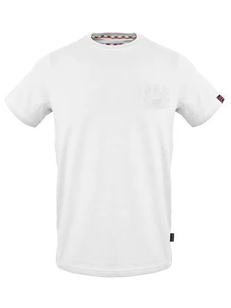 Aquascutum Tonal Aldis Logo T-Shirt En Cotton Blanc - Achetez À Prix Outlet!