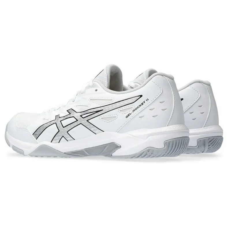 Asics Gel-Rocket 11 W 1072A093 101 chaussures de volley-ball blanche blanche