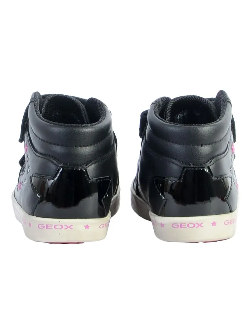 Basket Cuir Geox Enfant Kilwi - Noir