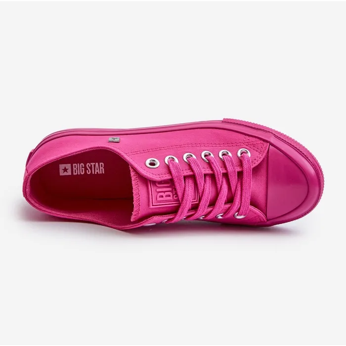 Baskets classiques pour femmes Big Star NN274290 Fuchsia rose