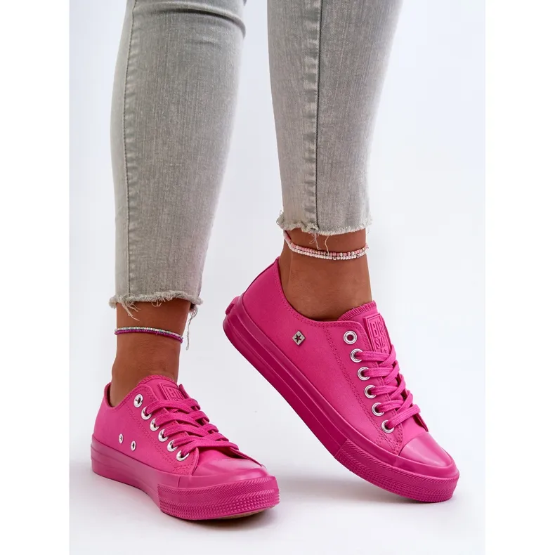 Baskets classiques pour femmes Big Star NN274290 Fuchsia rose