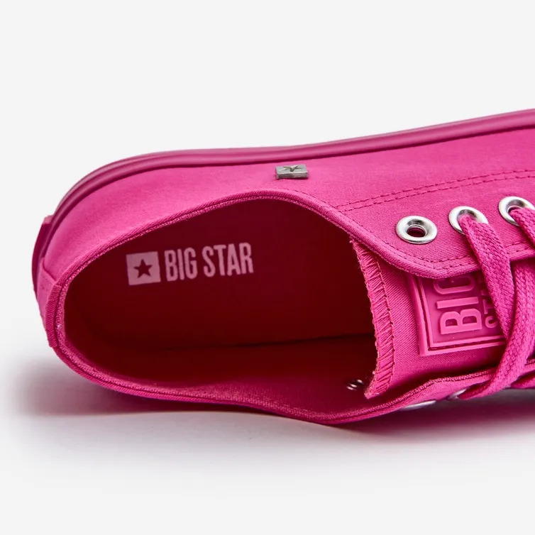 Baskets classiques pour femmes Big Star NN274290 Fuchsia rose