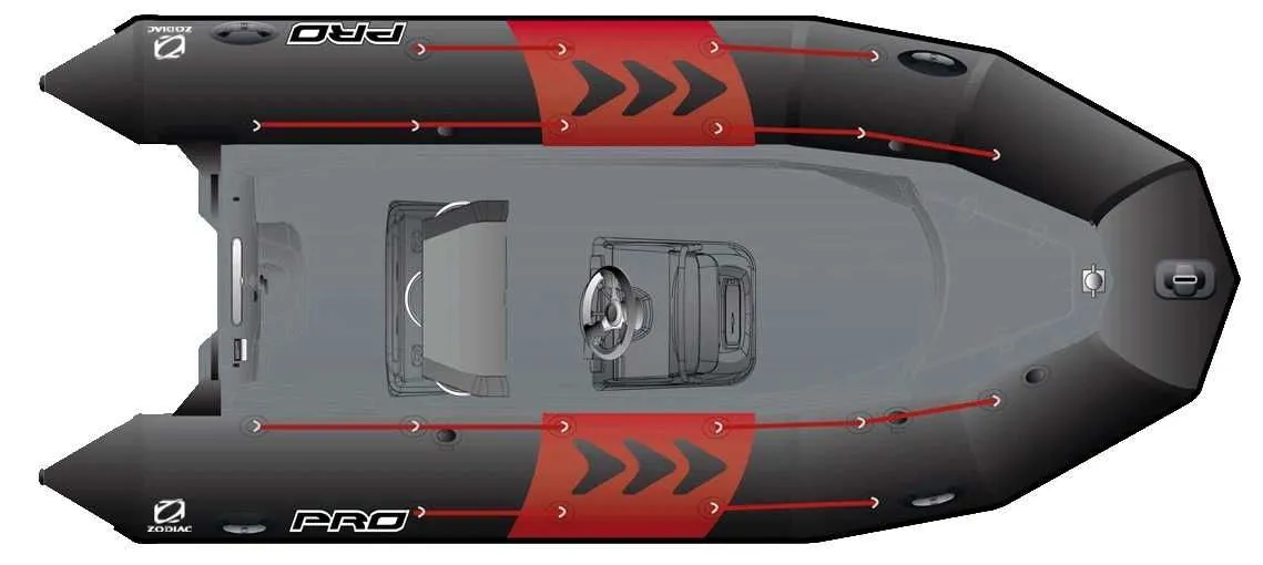 Bateau Semi Rigide Pro 500 Classic - Coque Grise