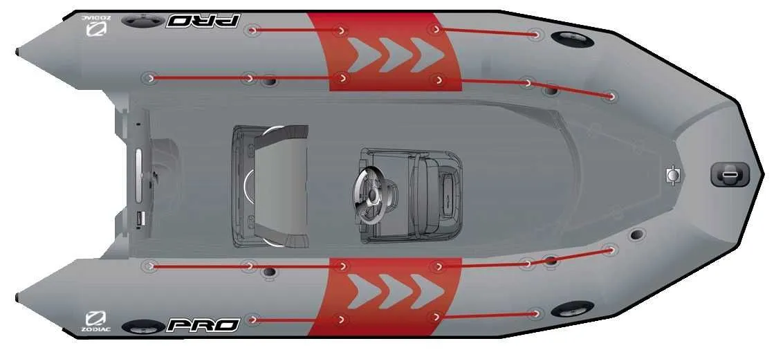 Bateau Semi Rigide Pro 500 Classic - Coque Grise