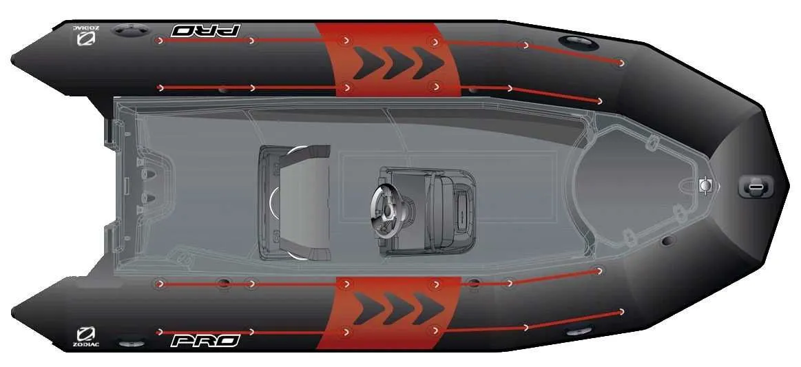 Bateau Semi Rigide Pro 550 Classic - Coque Grise