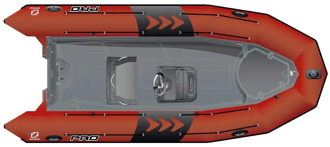 Bateau Semi Rigide Pro 550 Classic - Coque Grise