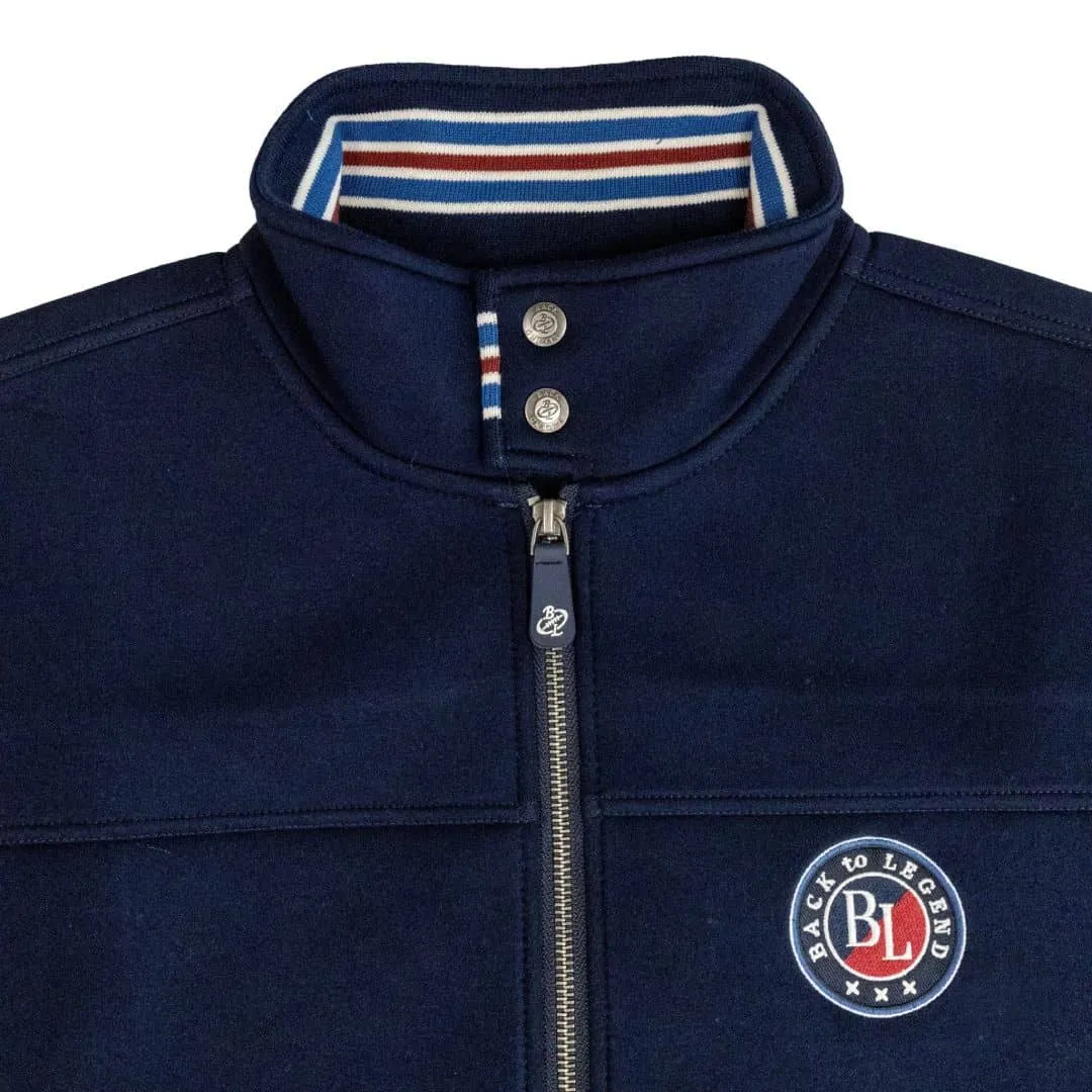 Blouson néoprène bleu marine