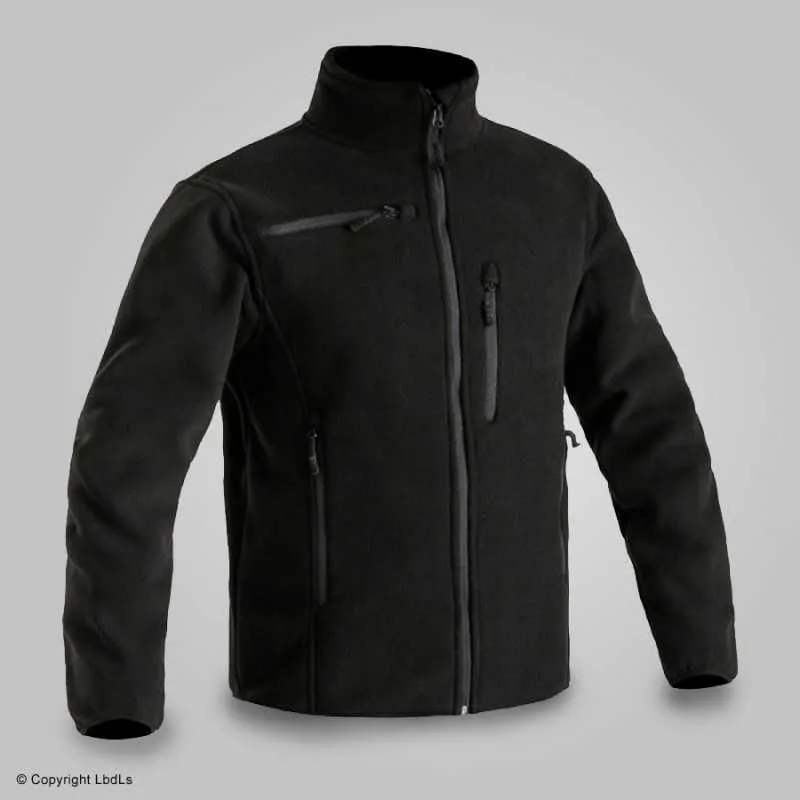 Blouson polaire SECU-ONE noir flap SECURITE rétro