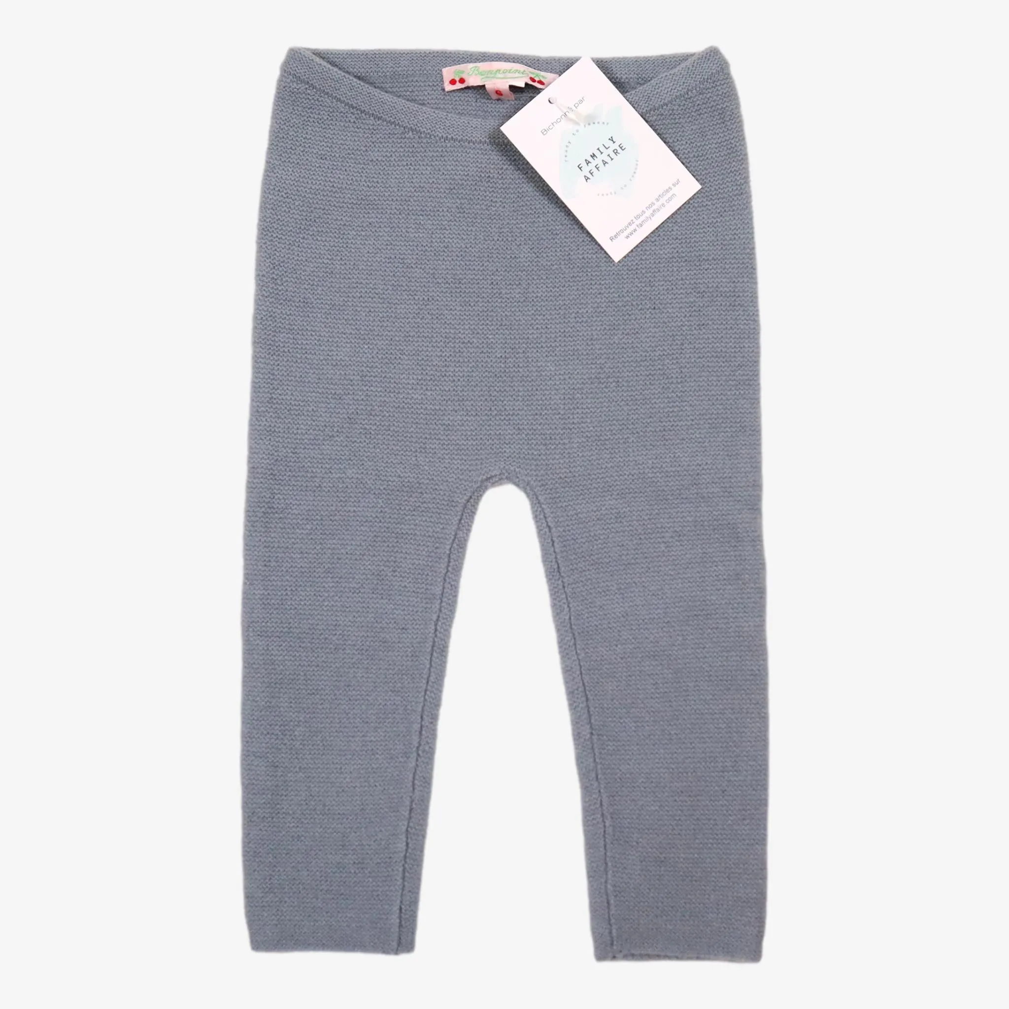 BONPOINT 6m legging gris bleu cachemire