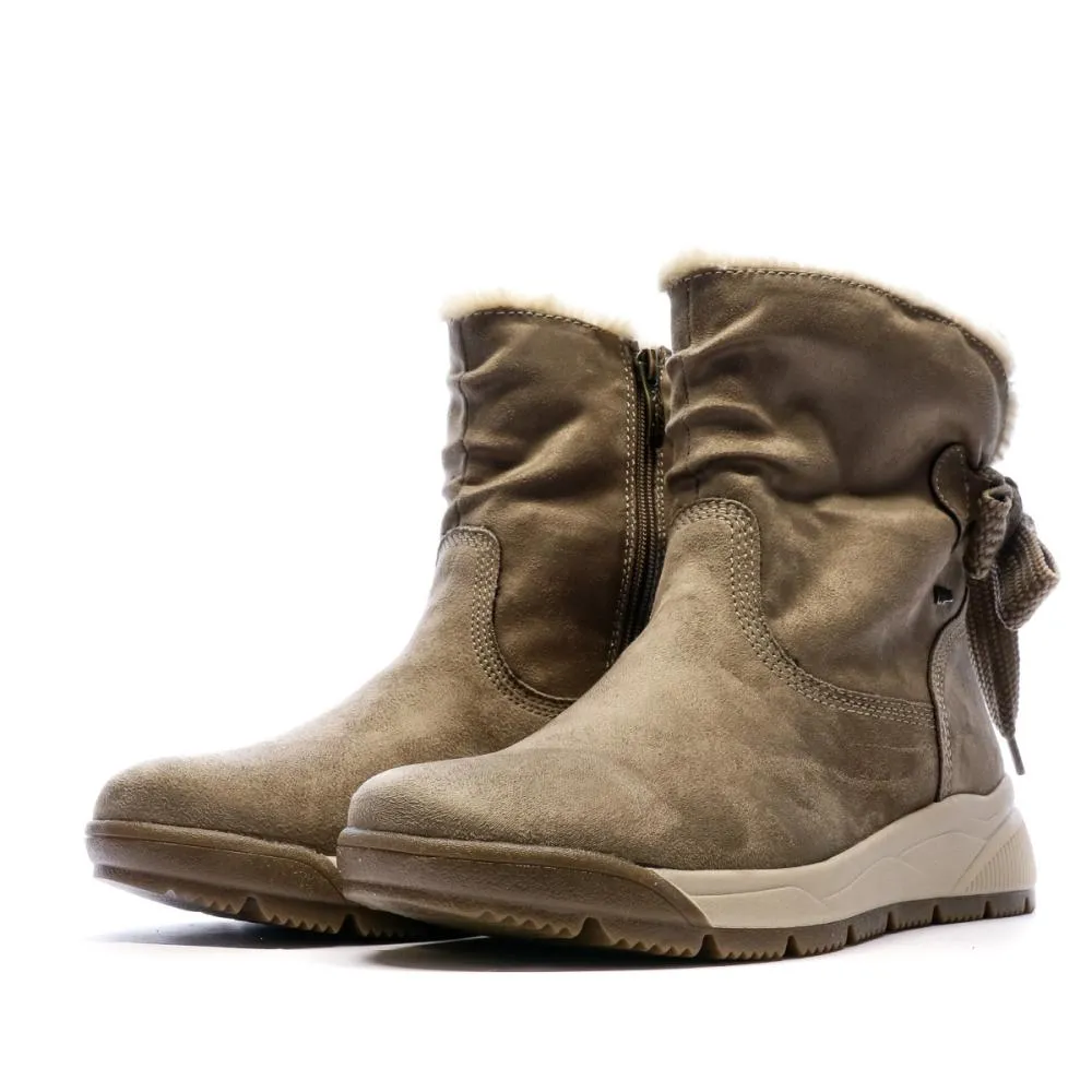 Bottines Beige Femme Relife Jynfour