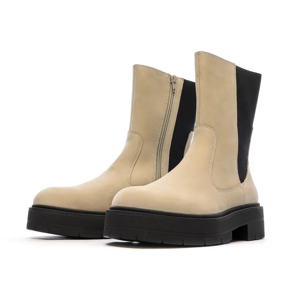 Bottines Beige/Noir Femme Geox Spherica