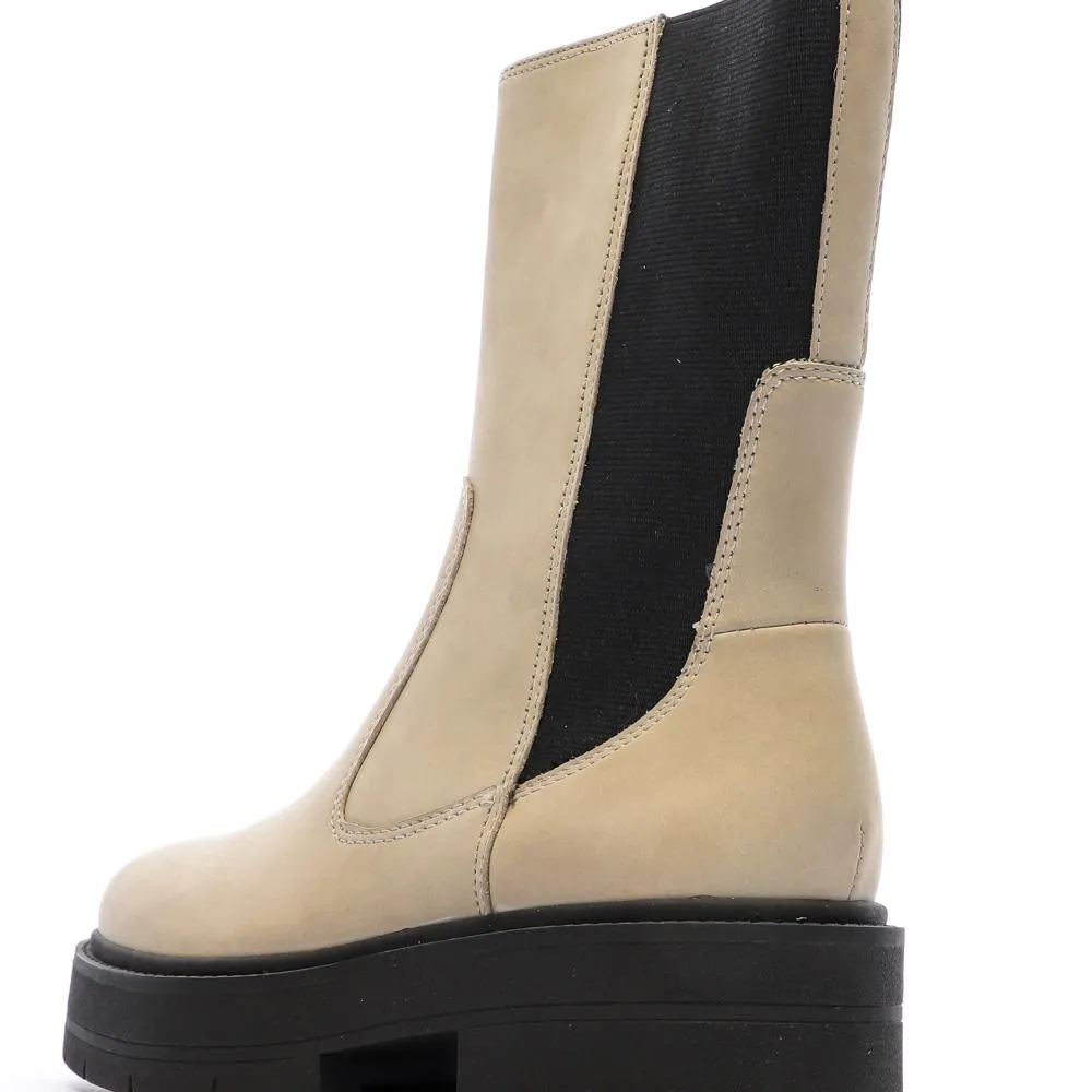 Bottines Beige/Noir Femme Geox Spherica