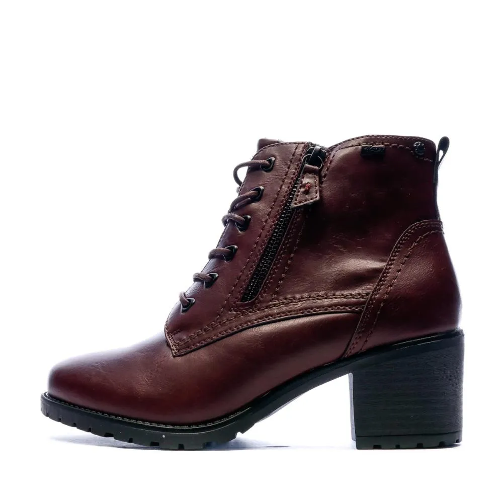 Bottines Bordeaux Femme Relife Joypan