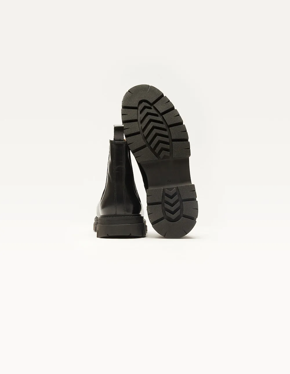 Bottines Liam - Cuir box noir