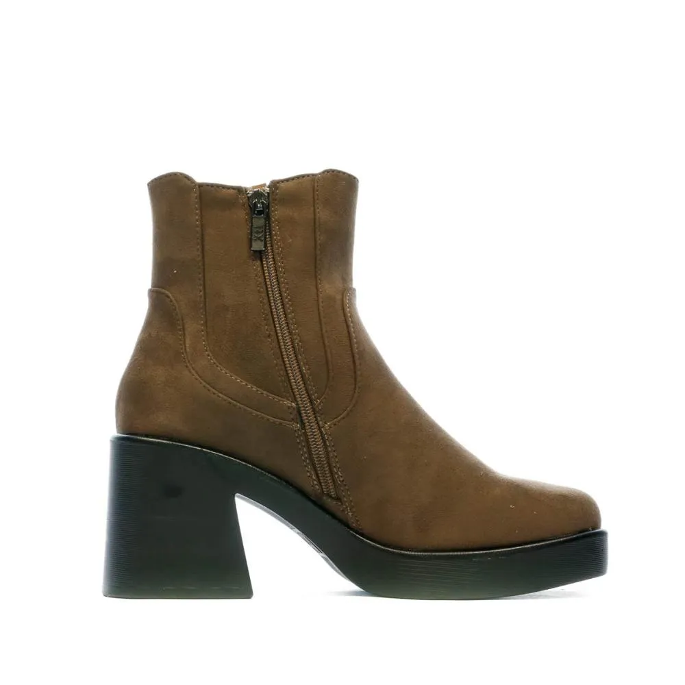 Bottines Marron Femme Xti Chelsea