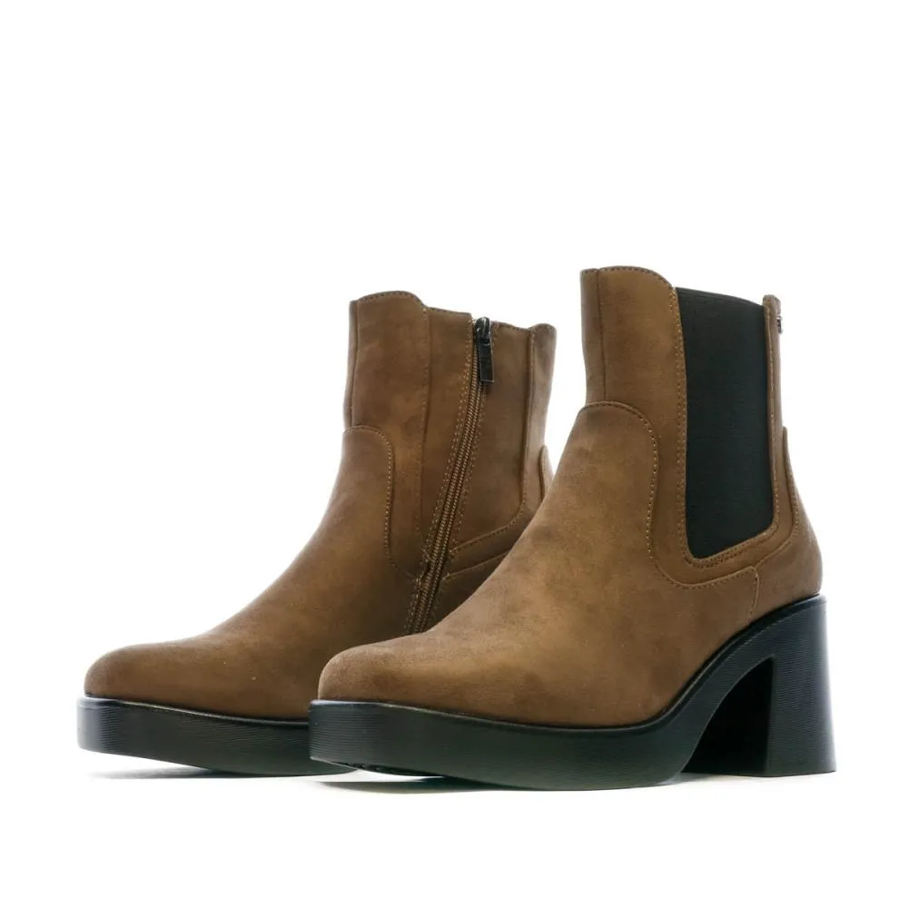 Bottines Marron Femme Xti Chelsea