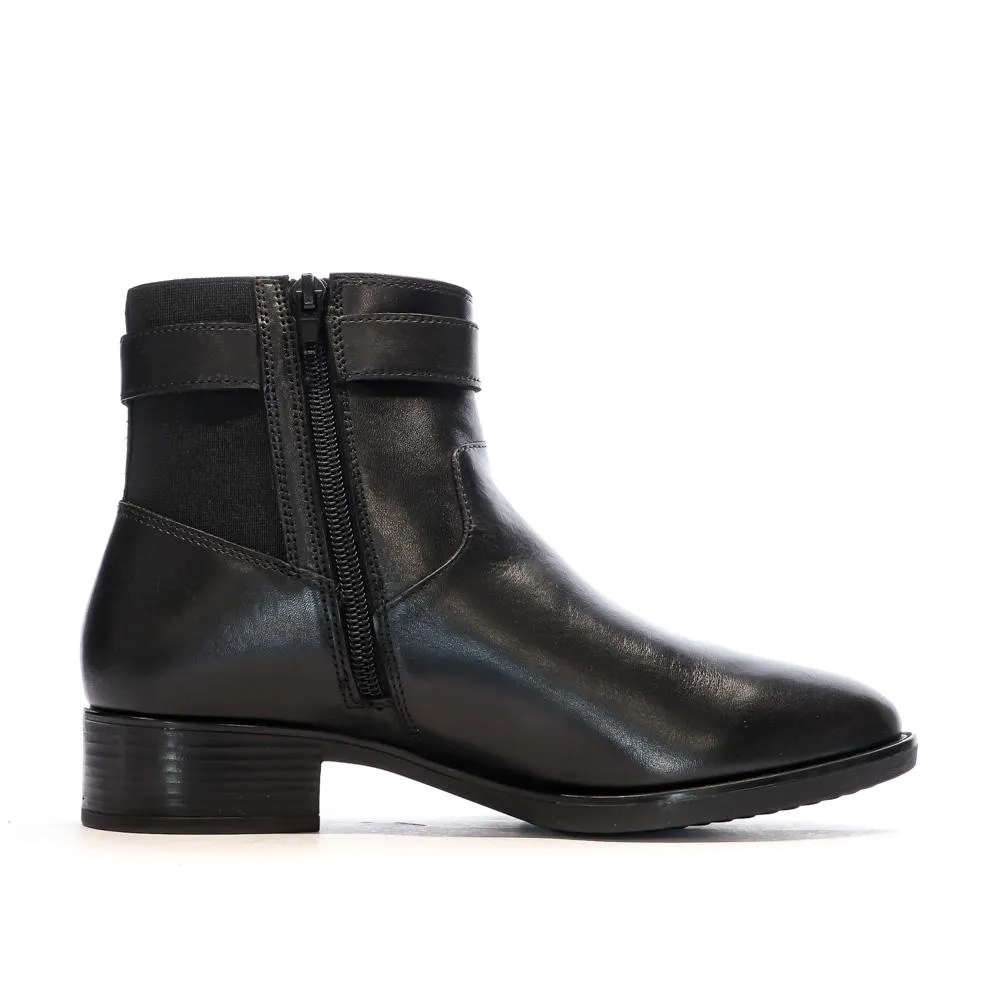 Bottines Noires Femme Geox Felicity