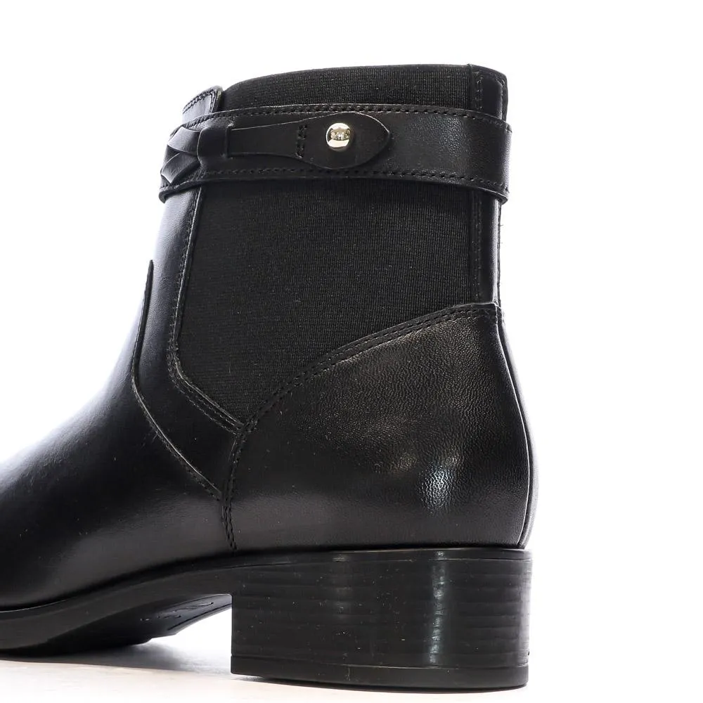 Bottines Noires Femme Geox Felicity