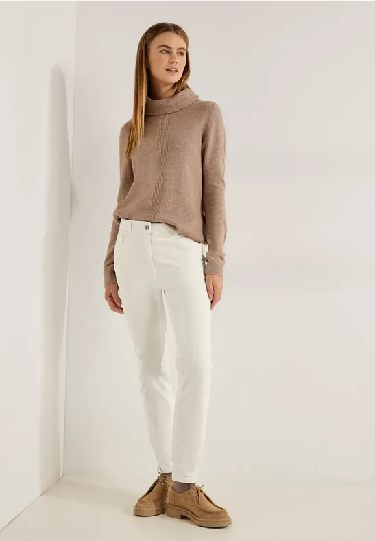 CECIL Pantalon en velours coupe slim  - Style VICKY