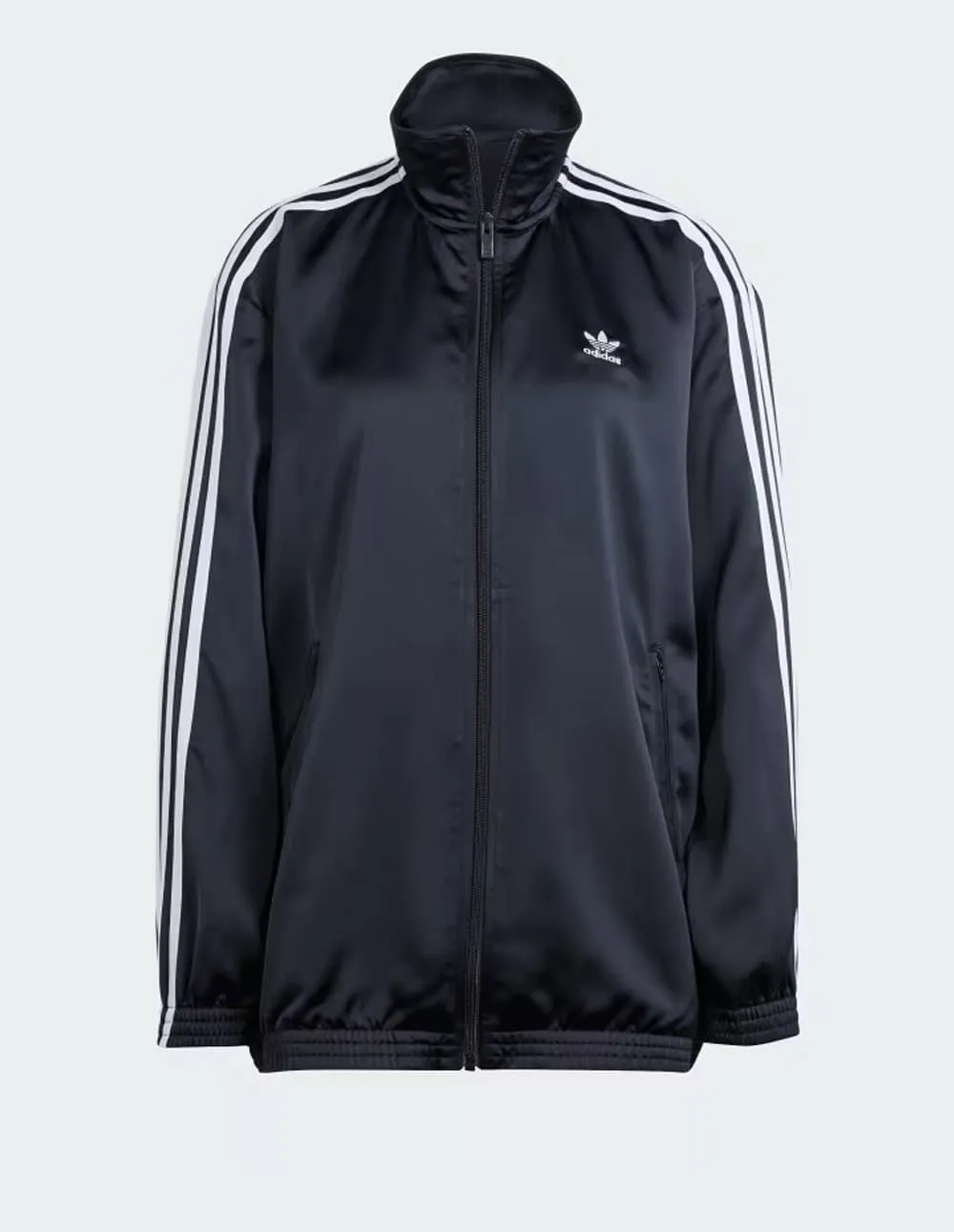 Chaqueta adidas Loose Satin Negra Mujer