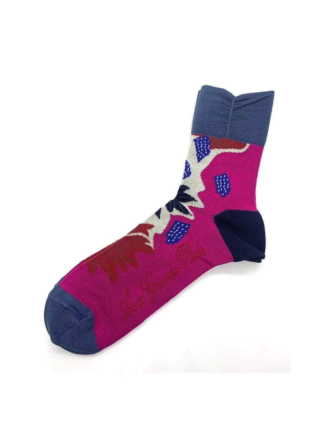 Chaussettes Berthe aux grands pieds BAG21F.2 Fuchsia/Iris