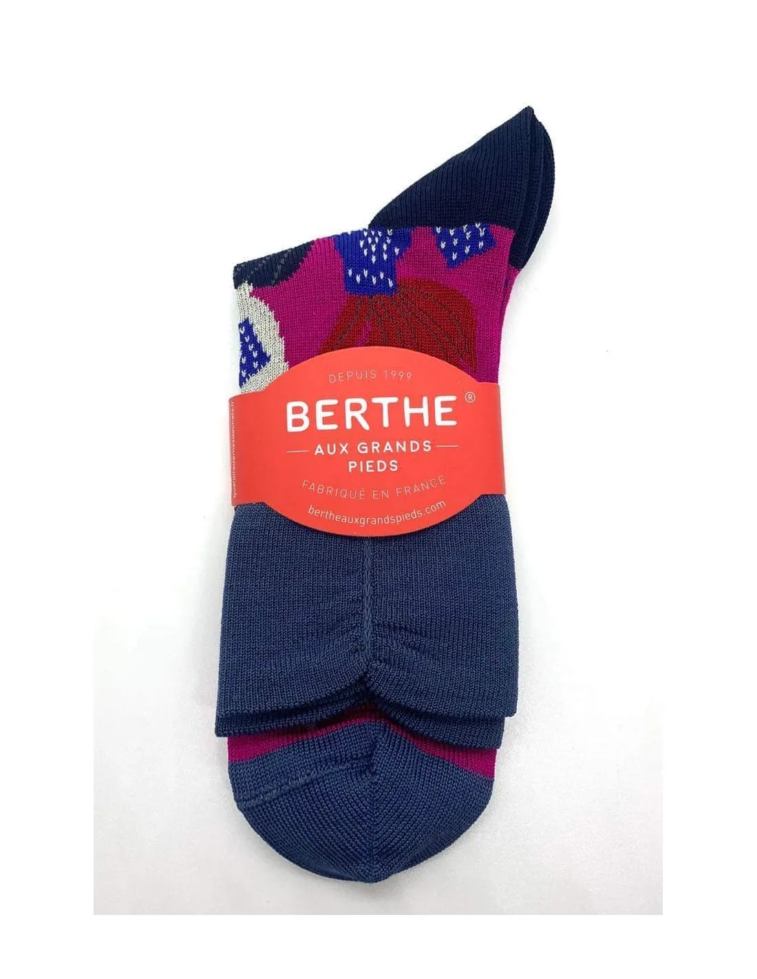 Chaussettes Berthe aux grands pieds BAG21F.2 Fuchsia/Iris