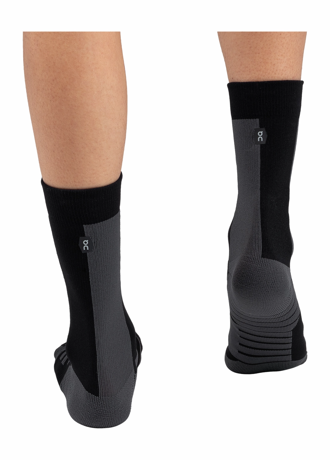 Chaussettes On Running Femme Performance Running Black Shadow