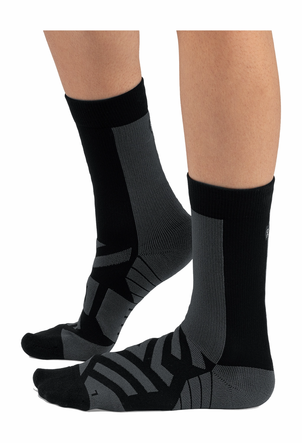 Chaussettes On Running Femme Performance Running Black Shadow