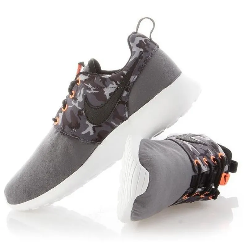 Chaussure Nike Roshe One Print Jr 677782-004 blanche