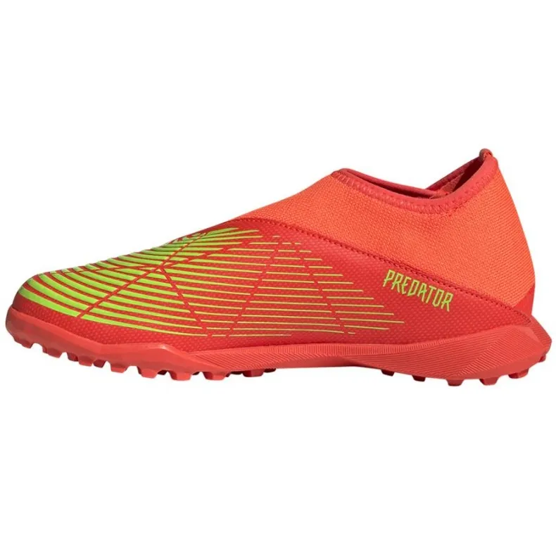 Chaussures Adidas Predator Edge.3 Ll Tf Jr GV8489 rouge oranges et rouges