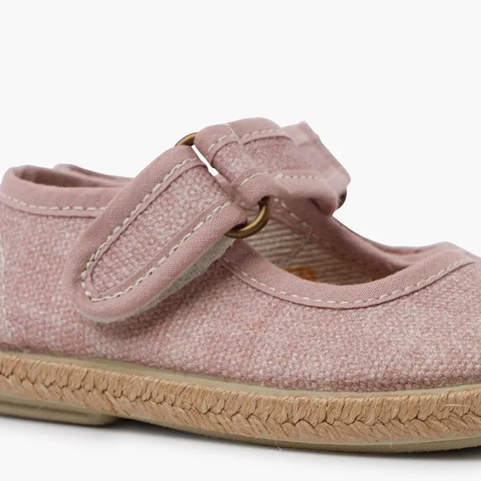 Chaussures babies coton biologique semelle jute