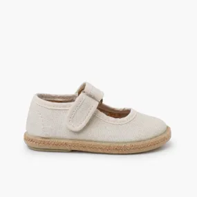 Chaussures babies coton biologique semelle jute