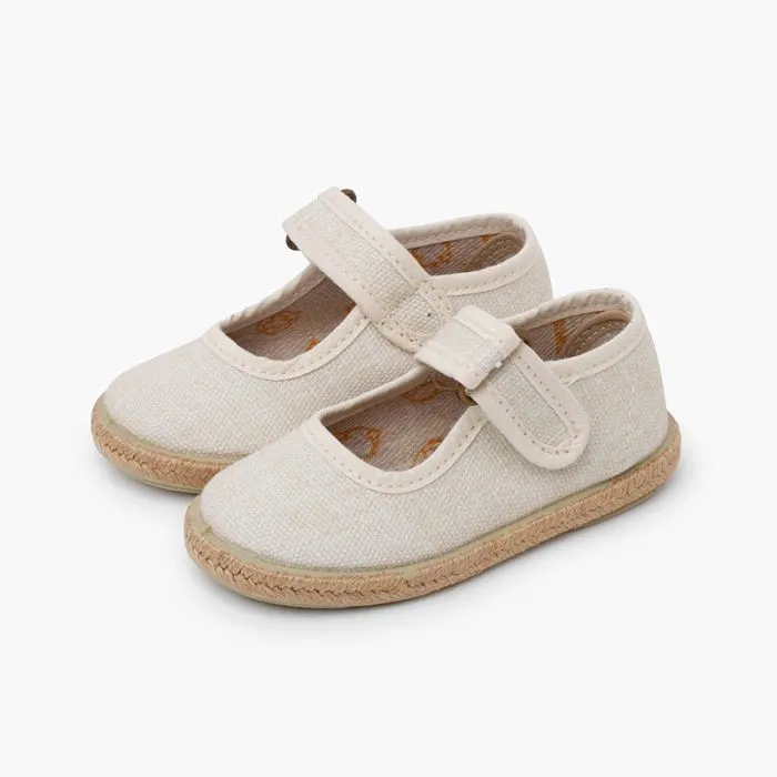 Chaussures babies coton biologique semelle jute