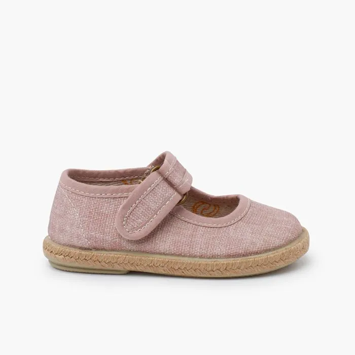 Chaussures babies coton biologique semelle jute