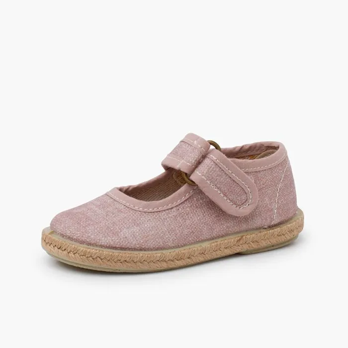 Chaussures babies coton biologique semelle jute