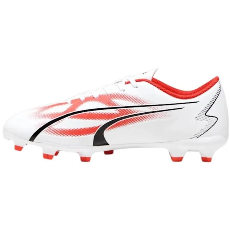 Chaussures de football Puma Ultra Play FG/AG M 107423 01 blanche