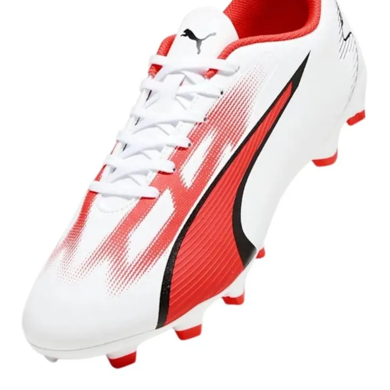 Chaussures de football Puma Ultra Play FG/AG M 107423 01 blanche