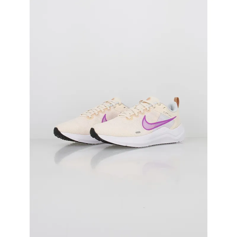 Chaussures de running downshifter beige femme - Nike | wimod