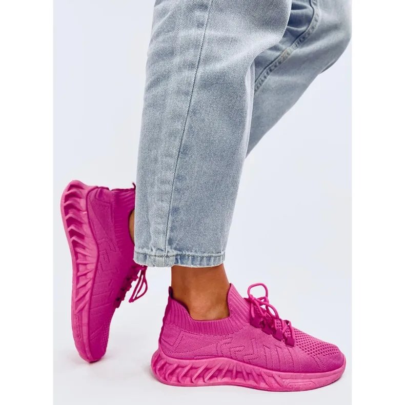 Chaussures de sport chaussettes Neam Fuchsia Rosered