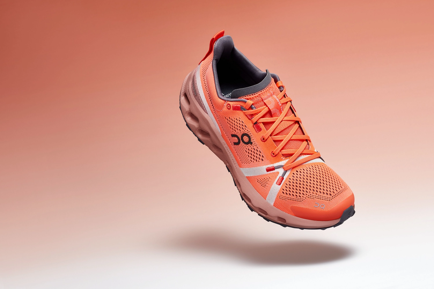 Chaussures de Trail On Running Femme Cloudsurfer Trail Flame Dustrose